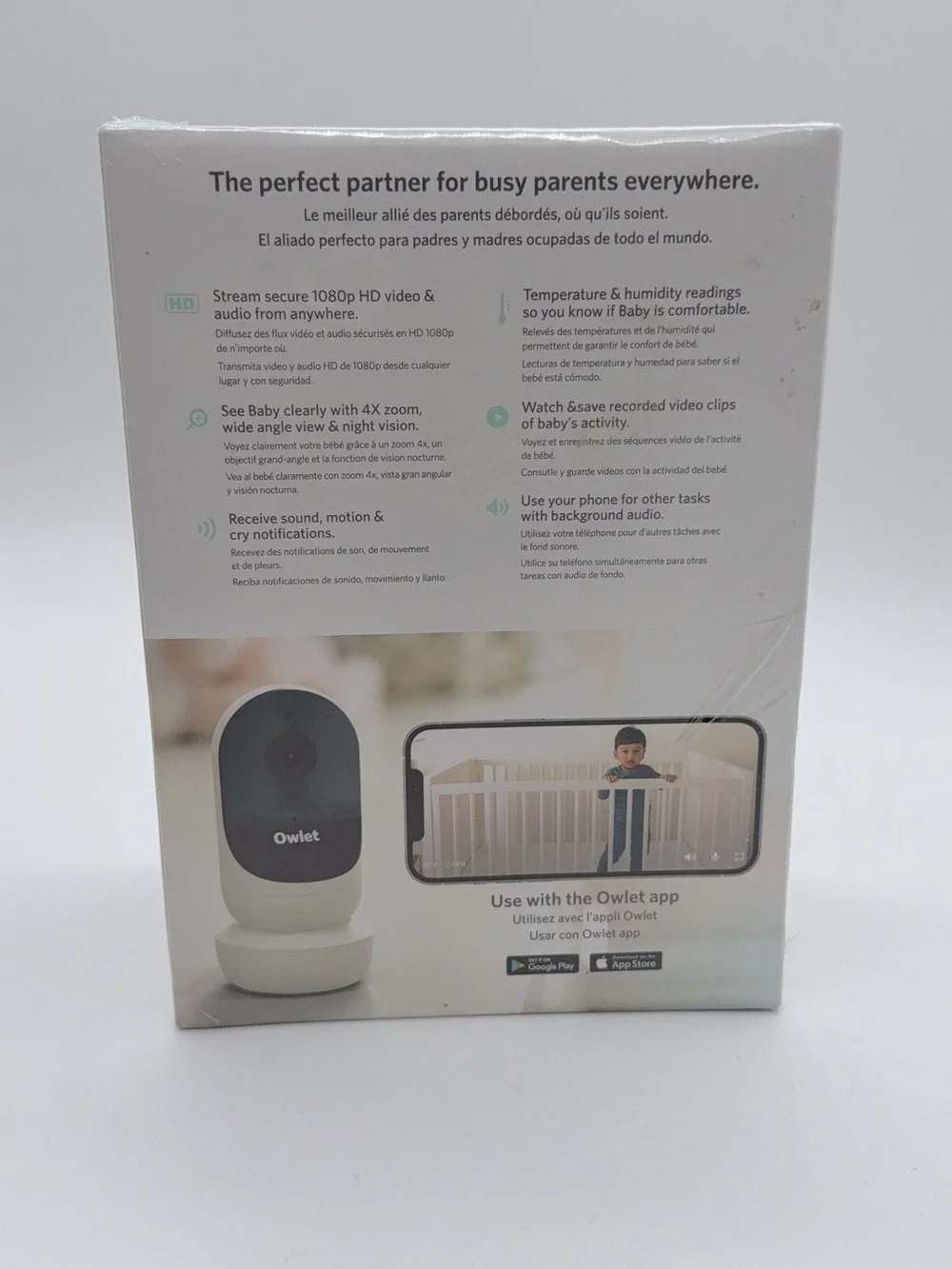 Owlet Cam 2 (Gen 2) Smart Baby Monitor: HD Video Camera with Night Vision new